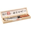 TokioKitchenWare Santoku Allzweck-Küchenmesser, handgefertigt, mit Echtholzgriff
