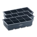 infactory XXXL-Eiswürfelform für 8 Eiswürfel, 5x5x5cm, 3er-Set je 1 Liter