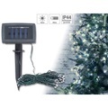 Lunartec Solar-LED-Lichterkette, 100 LEDs, Dämmerungssensor, warmw., 10 m, IP44