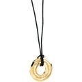 Halskette "Kreis" mit 23 Karat Blattgold