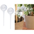 Royal Gardineer 2er-Set Giessfrei-Bewässerungs-Kugeln aus Glas, transparent, Ø 8,5 cm