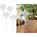 Royal Gardineer 4er-Set Giessfrei-Bewässerungs-Kugeln aus Glas, transparent, Ø 6 cm