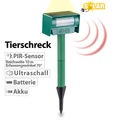 Royal Gardineer, Royal Gardineer Ultraschall-Tierschreck gegen Hunde, Nager & Co., Solar, PIR-Sensor