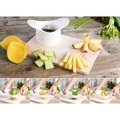Rosenstein & Söhne, Rosenstein & Söhne 5in1-Obst- und Gemüseschneider mit auswechselbaren Klingen-Einsätzen
