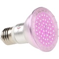 Lunartec, Lunartec LED-Pflanzenlampe mit 48 LEDs, 50 Lumen, E27