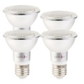 Lunartec, Lunartec LED-Pflanzenlampe mit 48 LEDs, 50 Lumen, E27, 4er-Set