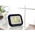infactory Wand- & Tisch-Funkuhr mit Weckfunktion, Temperatur- und Datums-Anzeige
