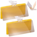 Lescars, Lescars 2er-Set Tag- & Nacht-Blendschutz für Auto-Sonnenblenden, je 30 x 13cm