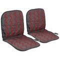 Lescars, 2er-Set Beheizbare Universal-Kfz-Sitzauflage für den 12-Volt-Anschluss