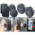 Callstel 2er-Set Mini-Kfz-Smartphone-Halterungen für Lüftungsgitter