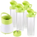 Rosenstein & Söhne, Rosenstein & Söhne 2in1-Smoothie- & Standmixer mit 4 Trinkbechern, BPA-frei, 500 ml