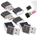 Pearl 4er Pack Mini-Cardreader für microSD(HC/XC)-Karten bis 128 GB & USB
