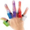 infactory Bunte LED-Fingerlichter im 5er-Set
