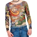 infactory Tattoo-Shirt "Panther & Dragon"