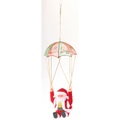infactory Singender Weihnachtsmann "Santa Sky" mit Fallschirm