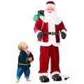 Infactory, infactory Singender und tanzender XXL-Weihnachtsmann mit Karaoke, 160 cm