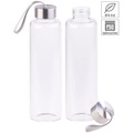 Pearl 2er-Set Trinkflaschen aus Borosilikat-Glas, 550 ml, spülmaschinenfest