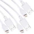Callstel 3er-Set Daten- & Ladekabel ab iPhone 5, Apple-zertifiziert, 2 m