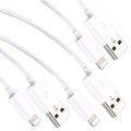 Callstel 3er-Set Daten- & Ladekabel ab iPhone 5, Apple-zertifiziert, 50 cm
