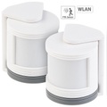 VisorTech 2er-Set  Mini-PIR-Bewegungsmelder für WLAN-Alarmanlage XMD-3000.avs