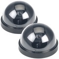 VisorTech 2er-Set Überwachungskamera-Attrappen Dome-Form