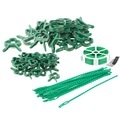 Royal Gardineer 2 Pflanzenbefestigungs-Sets mit Pflanzenclips, XXL-Pack, je 71-teilig