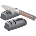 Rosenstein & Söhne 2er-Set Diamant-Hand-Messerschärfer für Stahl-& Keramik-Klingen
