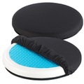 newgen medicals 2er-Set Schaumstoff-Sitzkissen mit kühlender Gel-Schicht, 360° drehbar