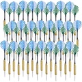 Playtastic, Playtastic 48er-Set Messing-Dartpfeile m. Stahlspitze, 200 Flügel, 400 Gummiringe
