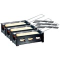 Rosenstein & Söhne Faltbares Teelicht-Raclette für 2 Personen, mit Schaber, 3er-Set
