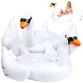 Infactory, infactory 2er Pack Aufblasbarer XXL-Schwan, Badeinsel, 177 x 165 x 110 cm,