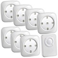 Lunartec LED-Unterbauleuchte FlexiLight mit Fernbedienung, 7er-Set, erweiterbar
