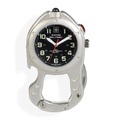 undefined, Swiss Military Karabiner-Uhr mit LED & Messer, silber