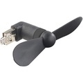 Callstel Mini-Ventilator, USB & Micro-USB-Stecker für PC, Smartphone, Tablet