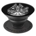 PopSockets Ausziehbarer Sockel und Griff für Handy - Aluminium Millennium Falcon