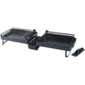 Rosenstein & Söhne, Rosenstein & Söhne Klappbarer Picknick-Koffer-Grill mit Hitzeschutz