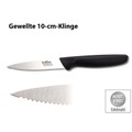 Löffler Schneidewaren Co., Löffler Schneidewaren Co. Edelstahl-Gemüse-/Obst-/Schälmesser aus Solingen, 10-cm-Klinge gewellt