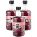Sirup Royale mit Himbeer-Geschmack, 3x 0,5 Liter, PET-Flaschen