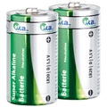 tka Köbele Akkutechnik Super Alkaline Batterien Mono 1,5V Typ D im 2er-Pack