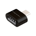Pearl OTG-USB-Adapter mit Alu-Gehäuse, USB-Buchse auf Micro-USB-Stecker