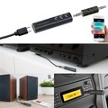 auvisio Audioadapter für HiFi-Anlage/Kopfhörer, Freisprech-Funktion, Bluetooth