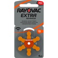 Rayovac - (6er Set) Extra Advanced 1.4 Volt Knopfzelle Zink-Luft Hörgerät Batterie PR48 / 13A (310mAh)