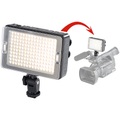 Somikon Foto- und Videoleuchte FVL-616.d mit 160 LEDs, 3.200 - 5.500 K