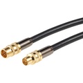 auvisio Premium-HDTV-Antennenkabel, Koaxial-Stecker, 1 m, schwarz, 105 dB