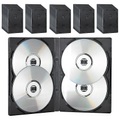 Pearl CD/DVD Soft Hülle für 4 DVDs 50er-Set schwarz