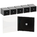 Pearl Doppel CD Jewel Boxen im 50er-Set, schwarzes Tray