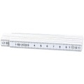 Pearl Kunststoff-Zollstock, 1-Meter-Gliedermassstab, weiss
