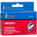 iColor Tintenpatrone für Epson (ersetzt T2712 / 27XL), cyan XL