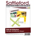 Sattleford, Sattleford 400 Etiketten A6 105x148 mm für Laser/Inkjet