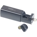 auvisio In-Ear-Mono-Headset mit Powerbank-Etui, Siri- & Google-kompatibel